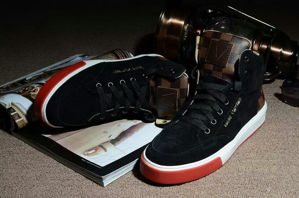 LV High-Top Fashion Men Shoes--015